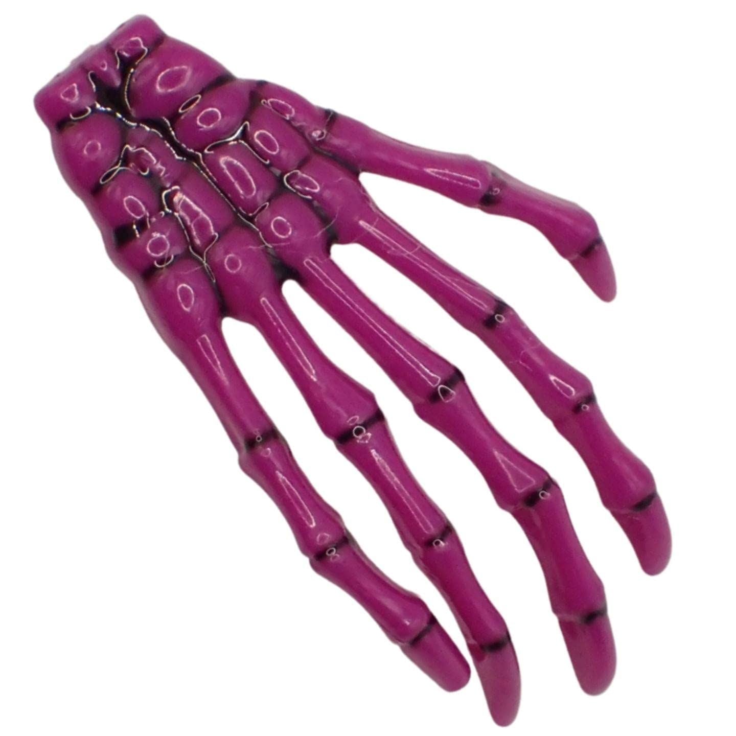 Skeleton Hand Hair Clips for Girls & Boys Halloween Accessories, Bright Gothic Skeleton Accessories